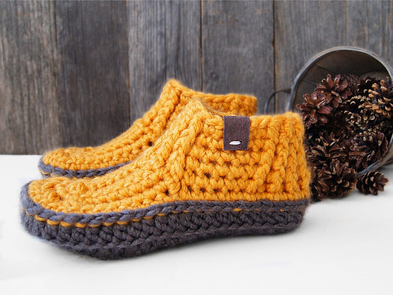 Cozy Family Slippers Crochet Pattern