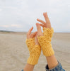 Honey Mittens Crochet Pattern