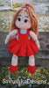 Load and play video in Gallery viewer, Mary knitting Doll pattern.